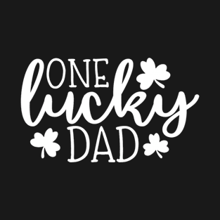 Mens One Lucky Dad T-Shirt