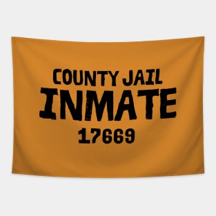 Halloween County Jail Inmate Costume Tapestry