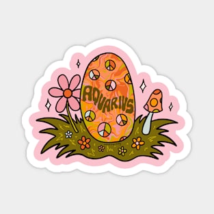 Aquarius Easter Egg Magnet