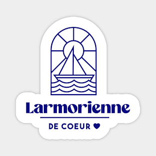 Larmorienne de coeur - Brittany Morbihan 56 BZH Mer Larmor Plage Magnet