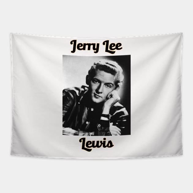 jerry lee lewis Tapestry by Cube2