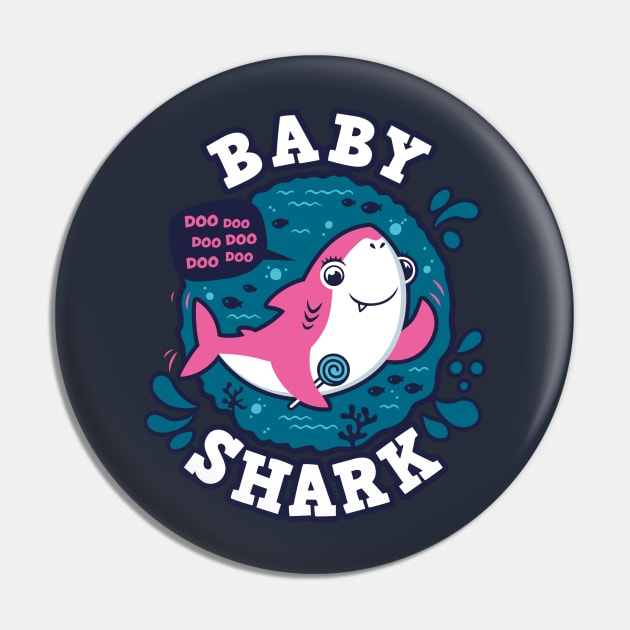 Baby Shark Girl (trace) Pin by Olipop