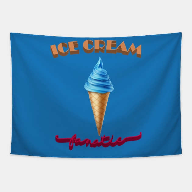 Ice cream fanatic Tapestry by 2.H.S