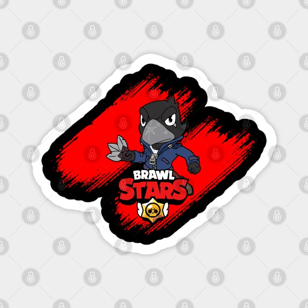 Brawl Stars Crow Magnet by Hmus