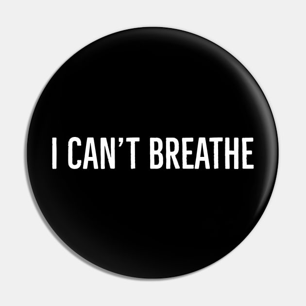 I can't breathe,  Black lives matter Pin by UrbanLifeApparel