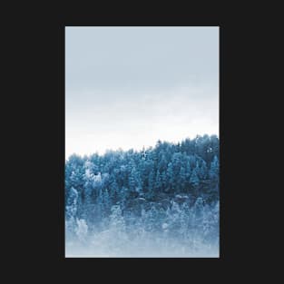 Blue Winter Forest T-Shirt