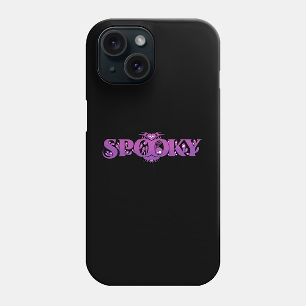 Spooky - “Eveyday can be Halloween” Holiday Inspired Design Phone Case by One Dark Day Arts