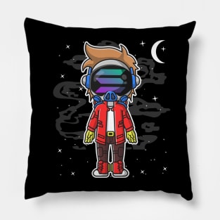 Hiphop Astronaut Solana Coin To The Moon Crypto Token Cryptocurrency Wallet Birthday Gift For Men Women Kids Pillow