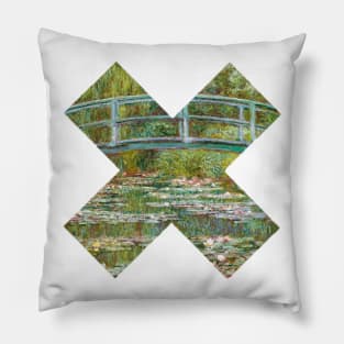 Crossed Monet Pillow