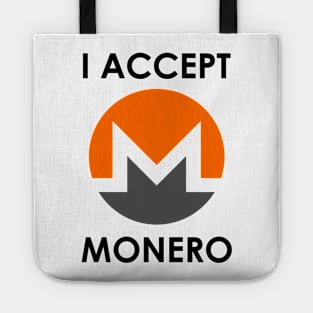 I accept Monero Tote