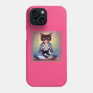 Cat Martial Arts Phone Case