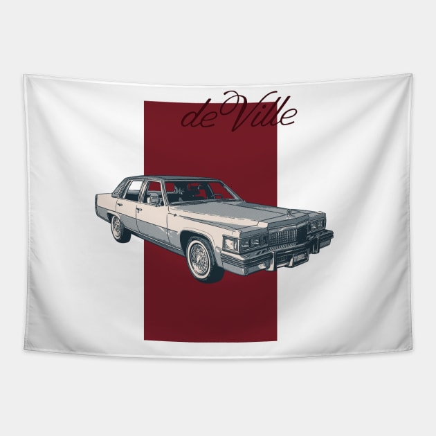 Cadillac de Ville Tapestry by Joshessel