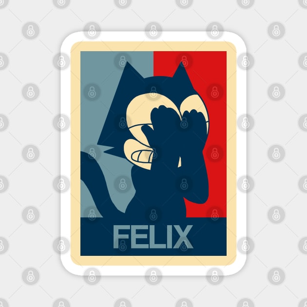 Felix The cat Magnet by mrcatguys