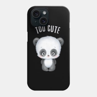 Smart Cookie I'm Cute and I know it Sweet little panda cute baby outfit Phone Case