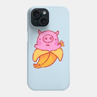 Banana inception pig Phone Case