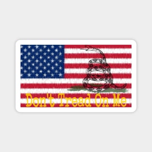 America, Don't Tread On Me Magnet