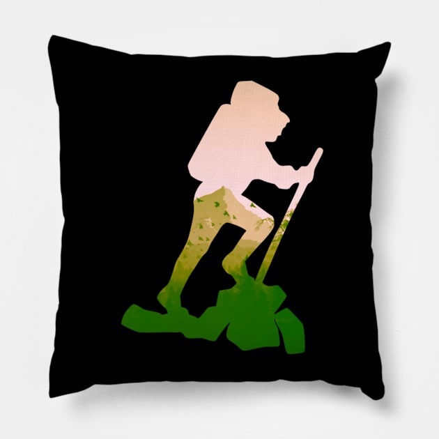 Hiking Name Pillow by moslemme.id