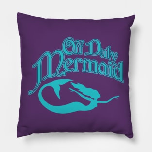 Off Duty Mermaid Pillow