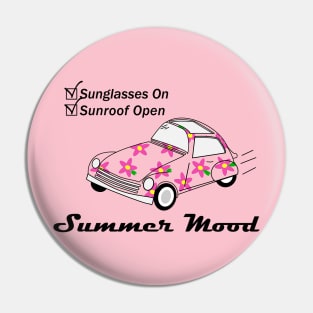 Lispe Summer Mood Coupe with Flowers Pin