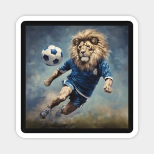 Blue Lion Vintage Magnet