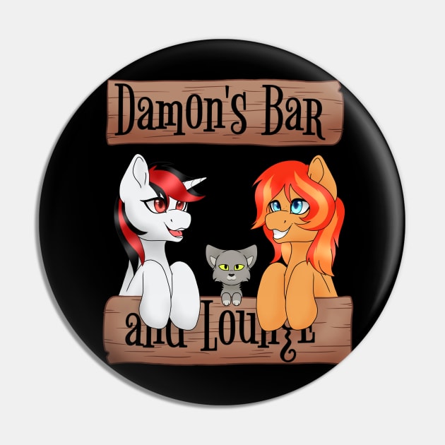 Damon's Bar and Lounge Pin by Lyvewyre Studios