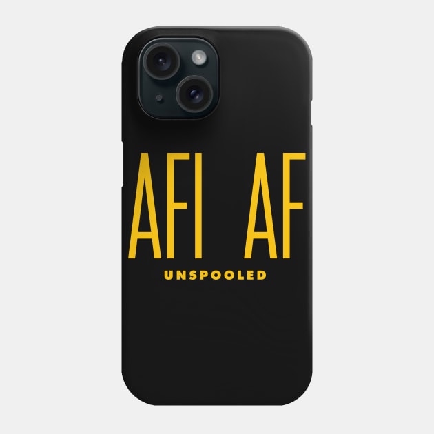 AFI AF Phone Case by Unspooled