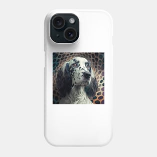 A Fractal Design of An Irish Setter Phone Case