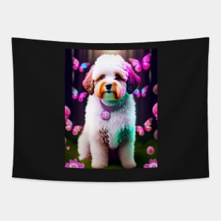 Enchanted Aussiedoodle Tapestry