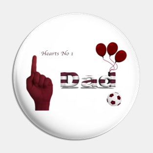 Hearts fc Dad gifts 1 Pin