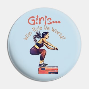 Girls... who rule da World? (jumping ponytail) Pin