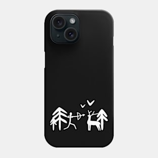 Cave Art - Neanderthal Art in Ice Age (Archaeology Paleontology Profession) Phone Case