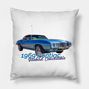 1969 Pontiac Firebird Convertible Pillow