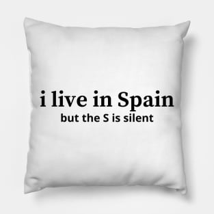 i live in pain Pillow