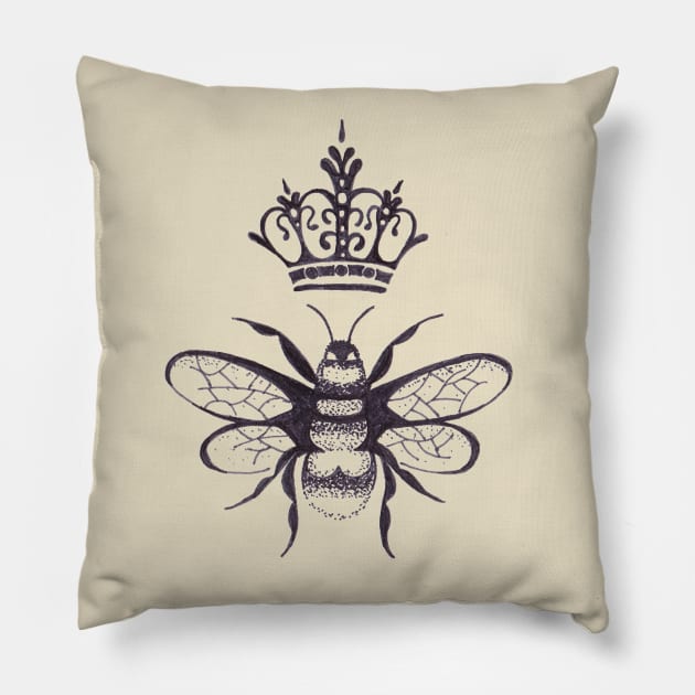 Queen Bee Pillow by marissafv