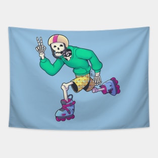 Skater Skull Tapestry