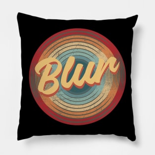 blur vintage circle Pillow