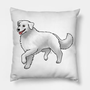 Dog - Kuvasz - White Pillow