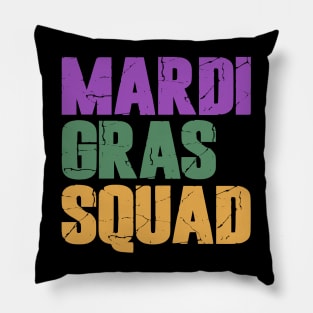 Mardi Gras Squad Pillow