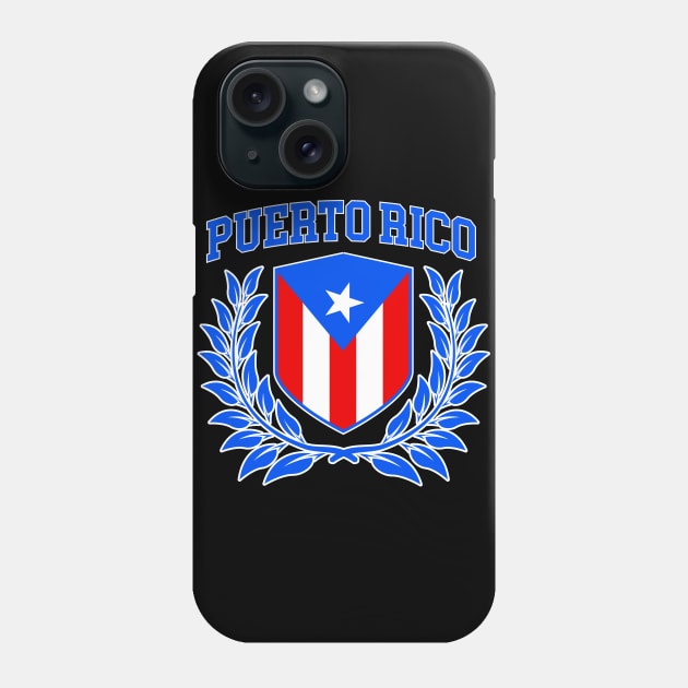 Puerto Rico Crest and Coat of Arms Phone Case by Vector Deluxe