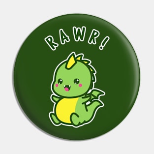 RAWR! Pin