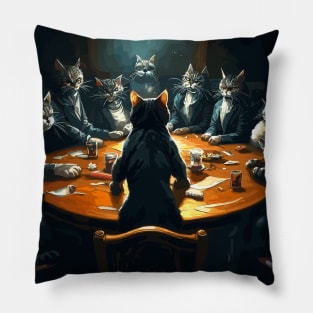 Street cats gang council Pillow