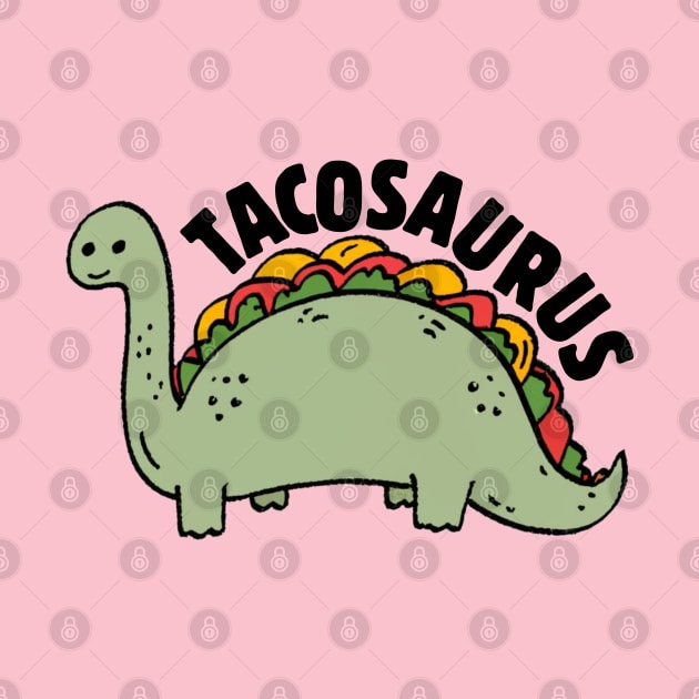 Tacosaurus Funny Taco Dinosaur t rex Kids by Illustradise