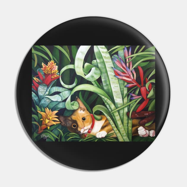Caramello's Bromeliads Pin by artbyelly