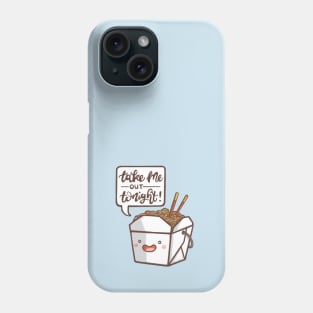 Take me out tonight Phone Case