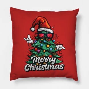 Merry Christmas – Dancing Xmas Tree Sunglasses Hat Pillow