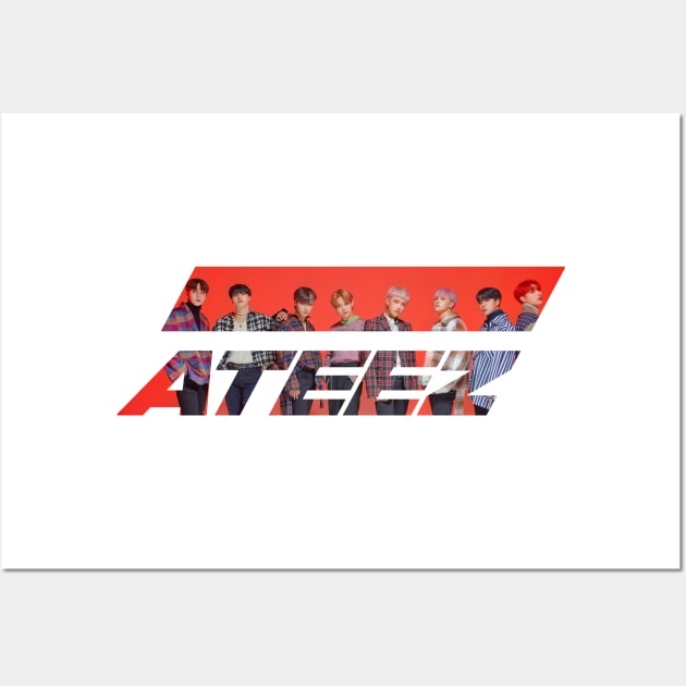 Ateez Logo - Ateez - Posters and Art Prints