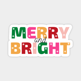 Merry and Bright ✨ - Merry Christmas 🎄 Magnet