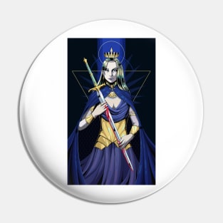 Queen of Swords Pin