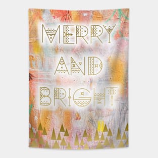 Merry and bright xmas Tapestry