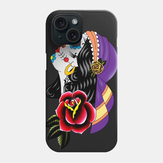 skull Phone Case by MARK ASHKENAZI